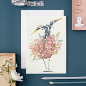 Two Cranes Card