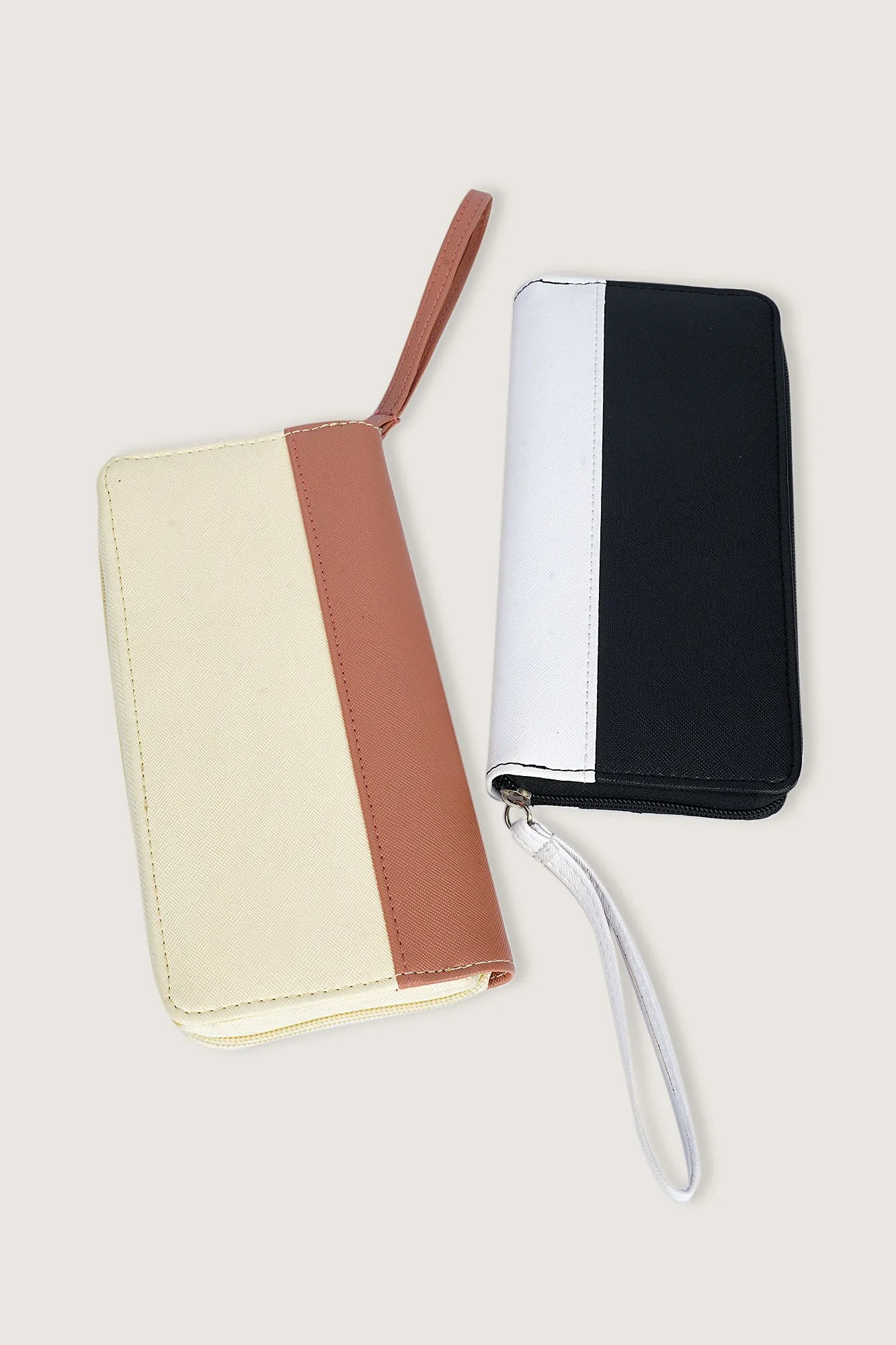 Two-Toned Long Wallet
