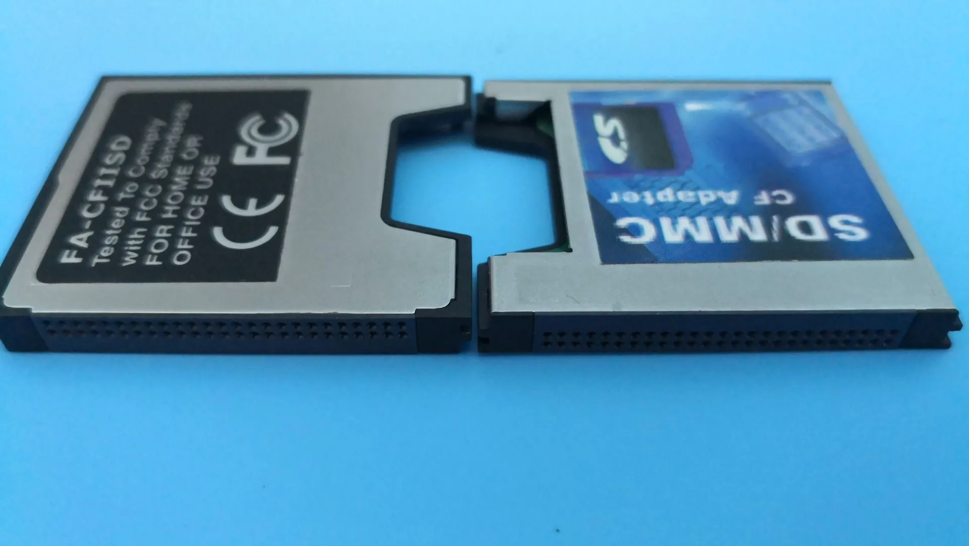 Type 2 CF card to SD card adapter