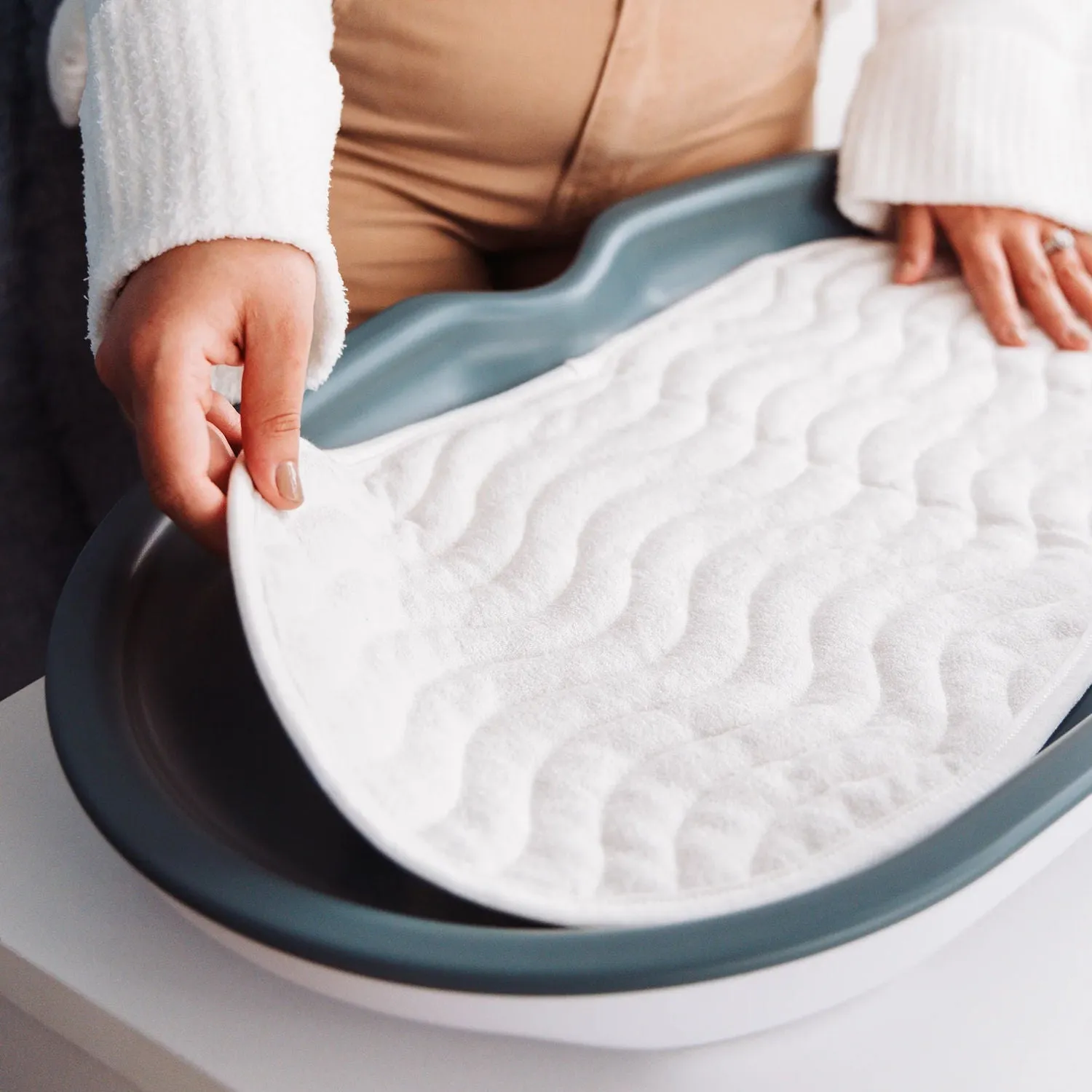 Ubbi Foam Changing Pad - Open Water