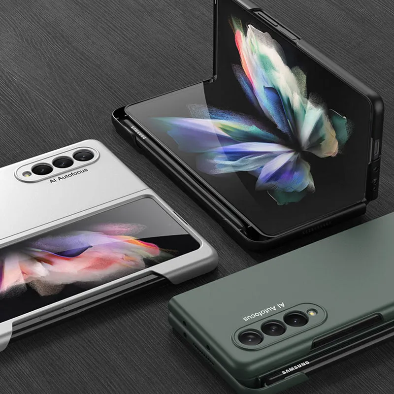 Ultra-Thin With Pen Slot and Capacitance Pen Case For Samsung Galaxy Z Fold 3 5G