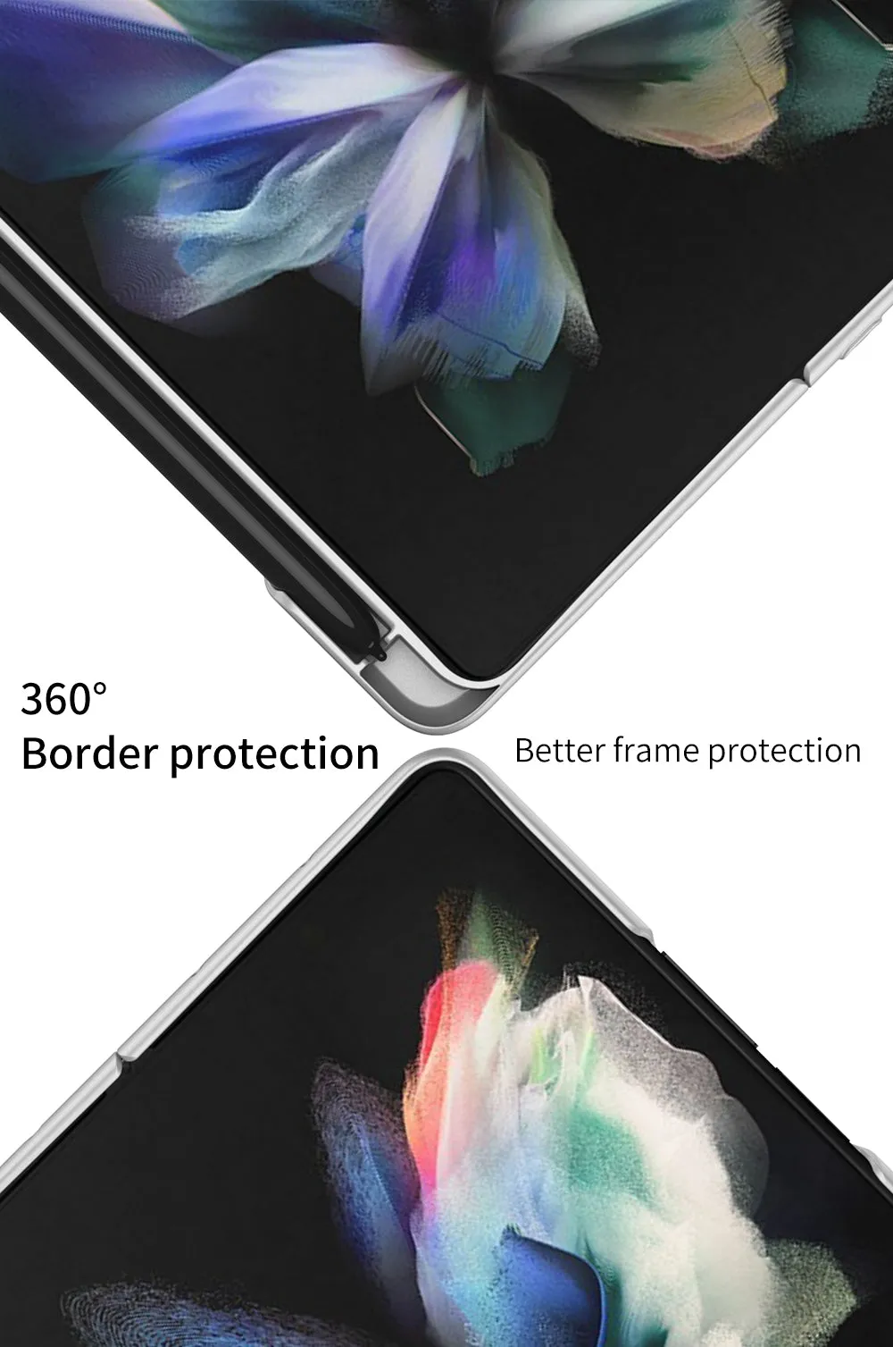 Ultra-Thin With Pen Slot and Capacitance Pen Case For Samsung Galaxy Z Fold 3 5G