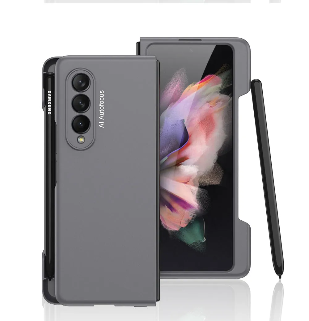 Ultra-Thin With Pen Slot and Capacitance Pen Case For Samsung Galaxy Z Fold 3 5G