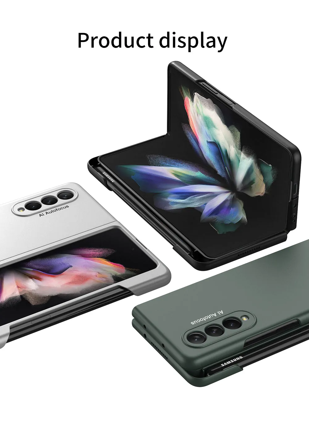 Ultra-Thin With Pen Slot and Capacitance Pen Case For Samsung Galaxy Z Fold 3 5G