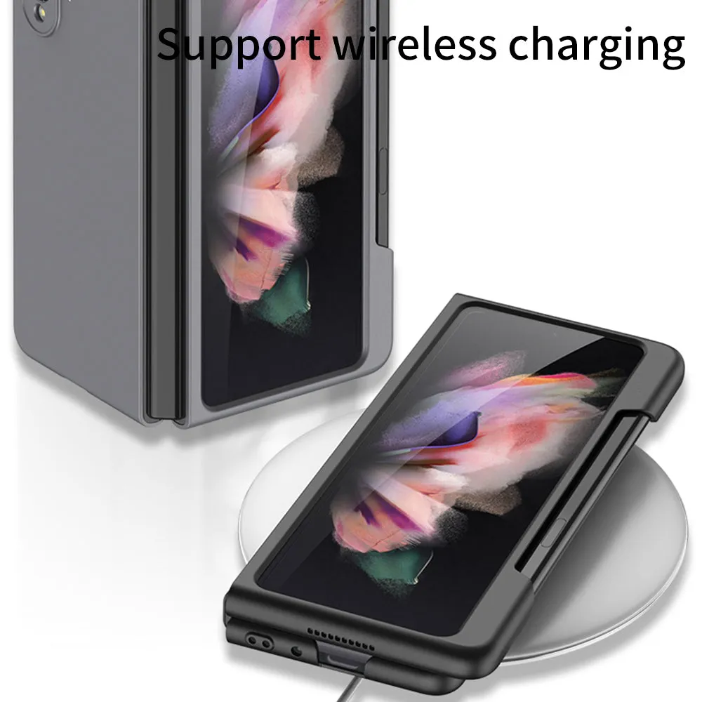 Ultra-Thin With Pen Slot and Capacitance Pen Case For Samsung Galaxy Z Fold 3 5G