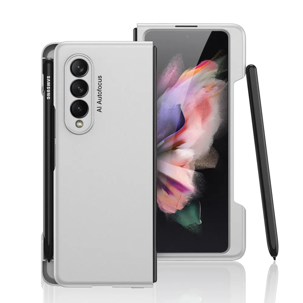 Ultra-Thin With Pen Slot and Capacitance Pen Case For Samsung Galaxy Z Fold 3 5G