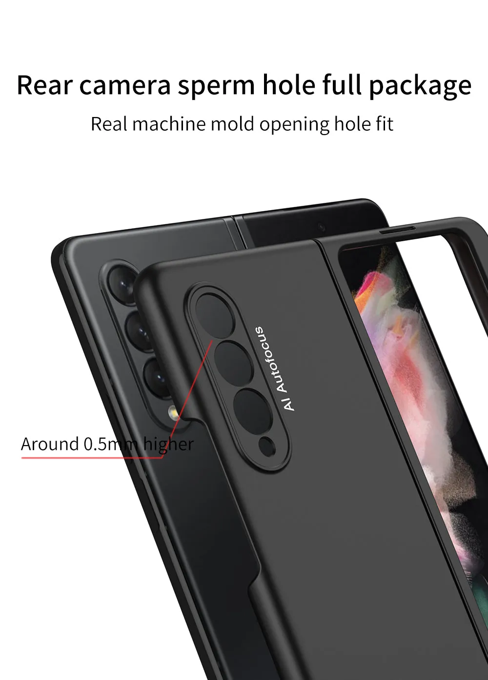 Ultra-Thin With Pen Slot and Capacitance Pen Case For Samsung Galaxy Z Fold 3 5G