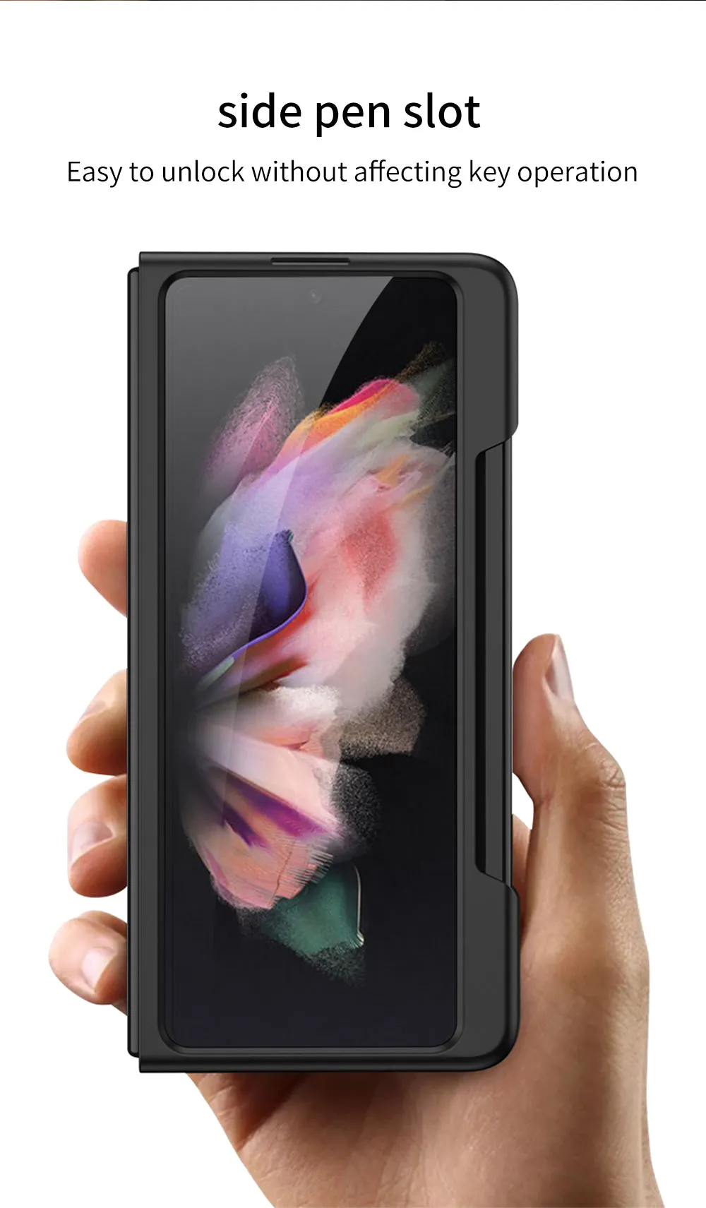 Ultra-Thin With Pen Slot and Capacitance Pen Case For Samsung Galaxy Z Fold 3 5G