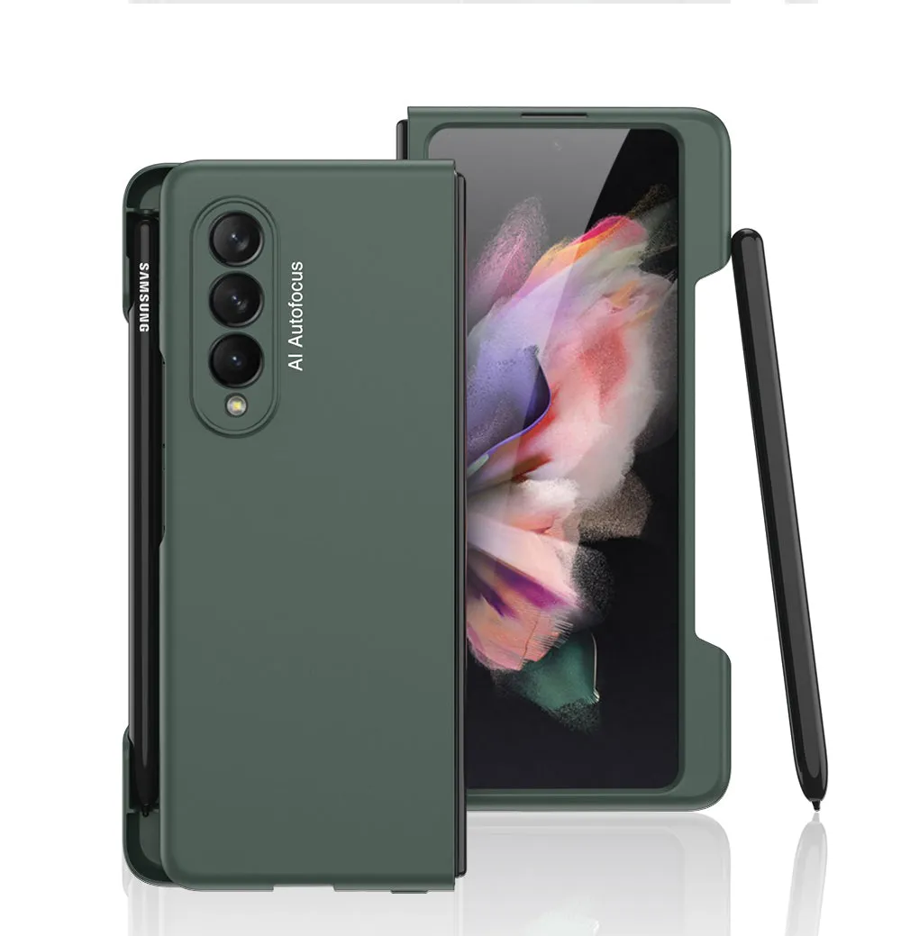Ultra-Thin With Pen Slot and Capacitance Pen Case For Samsung Galaxy Z Fold 3 5G