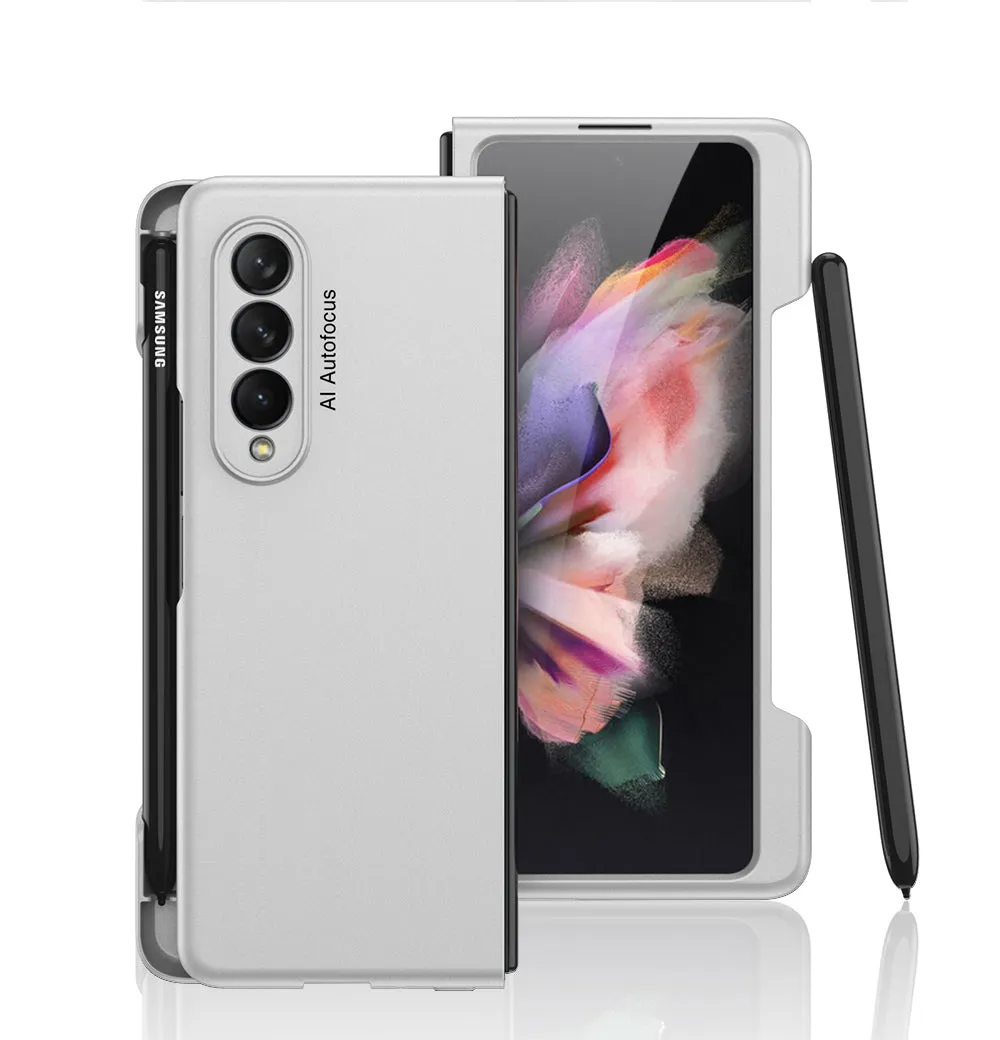 Ultra-Thin With Pen Slot and Capacitance Pen Case For Samsung Galaxy Z Fold 3 5G
