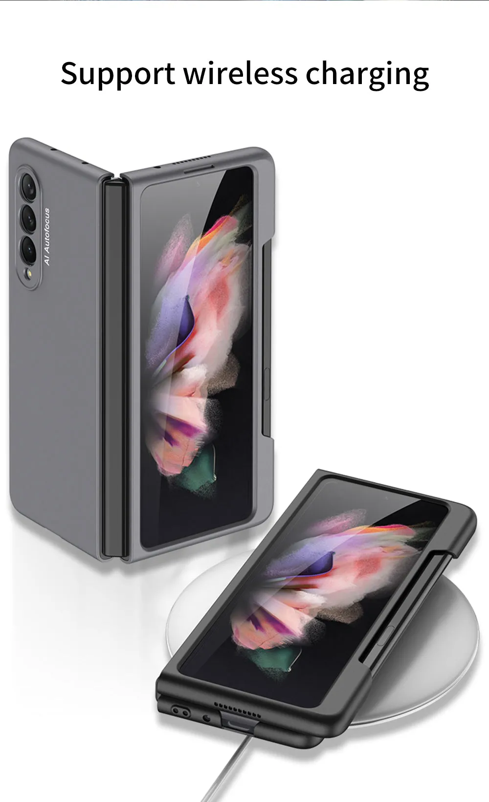 Ultra-Thin With Pen Slot and Capacitance Pen Case For Samsung Galaxy Z Fold 3 5G