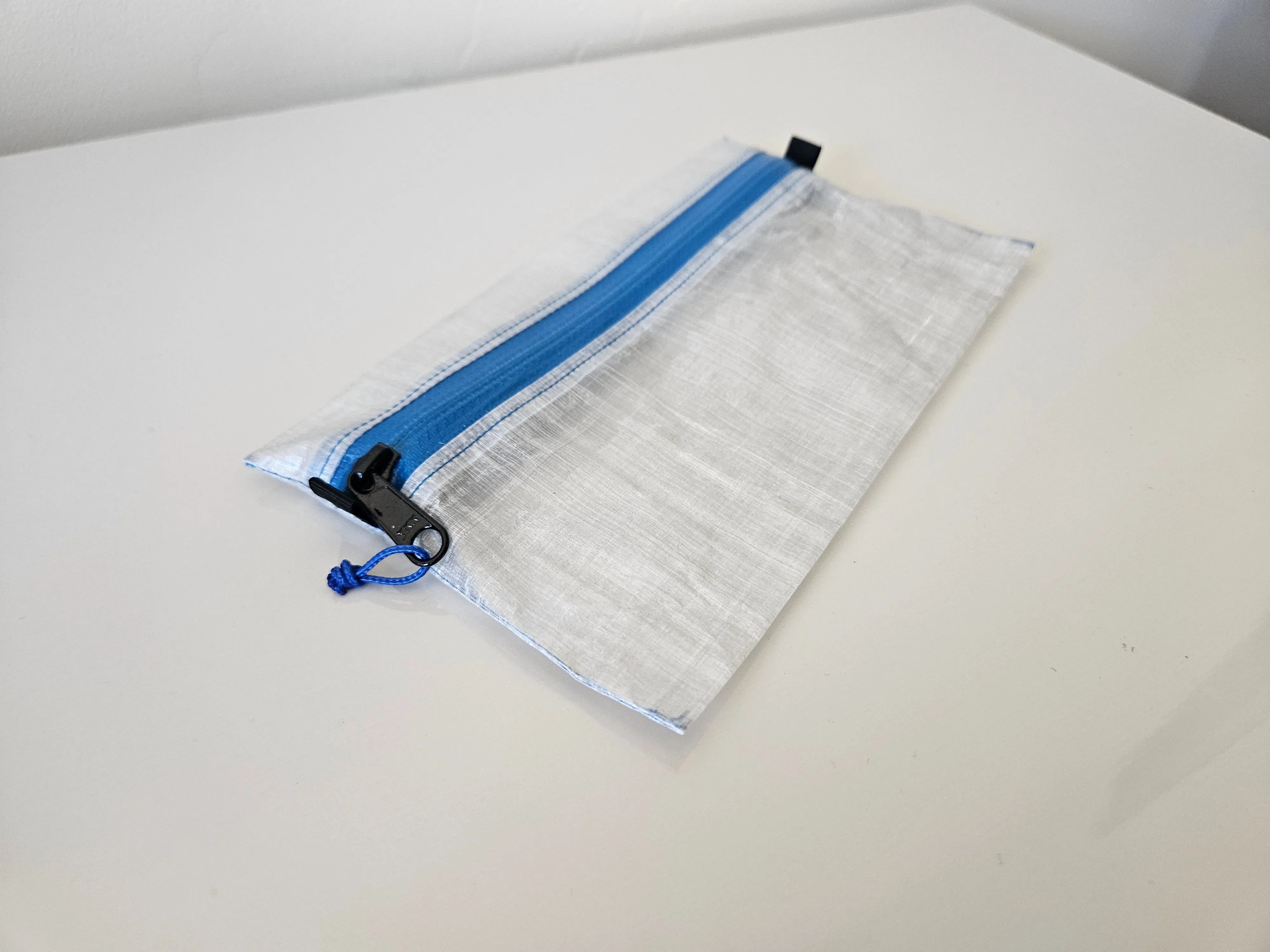 Ultralight Rectangle Zipper Pouches - Clear 1.43 oz/yd Dyneema