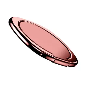 Universal Metal Bracket 360 Flexible Rotation Finger Ring Phone Stand Desktop Stand Rose gold