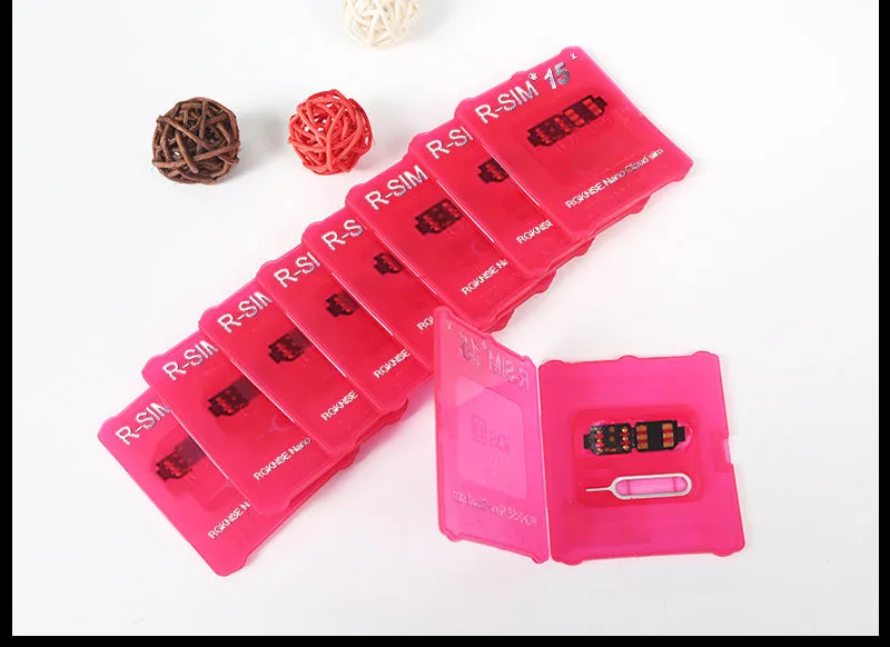 Universal SIM Unlock Card R-SIM15 Nano Card Widely Compatible for iPhone 11 XS/8/7/6 4G LTE iOS 12 13