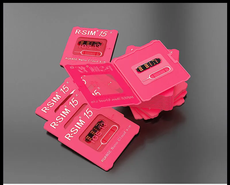Universal SIM Unlock Card R-SIM15 Nano Card Widely Compatible for iPhone 11 XS/8/7/6 4G LTE iOS 12 13