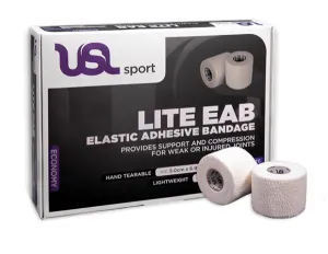 USL Lite Elastic Adhesive Bandage White 7.5cmx6.9m Roll