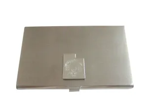 Utah State Map Shape and Flag Design Business Card Holder