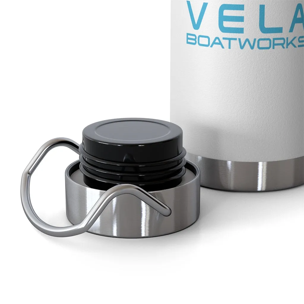 Vela Blue Logo 22oz Vacuum Insulated Bottle