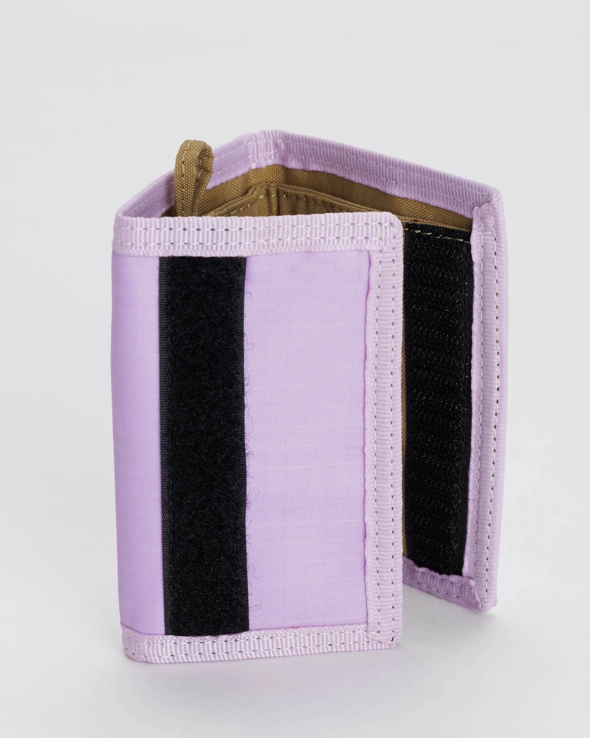 Velcro Nylon Wallet - Dusty Lilac