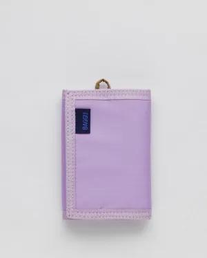 Velcro Nylon Wallet - Dusty Lilac