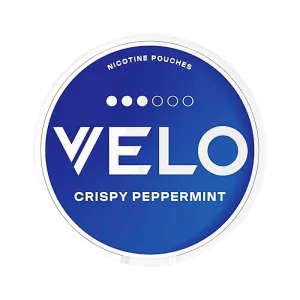 Velo Crispy Peppermint (Ice Cool Strong) Nicotine Pouches (20Pcs/Can)