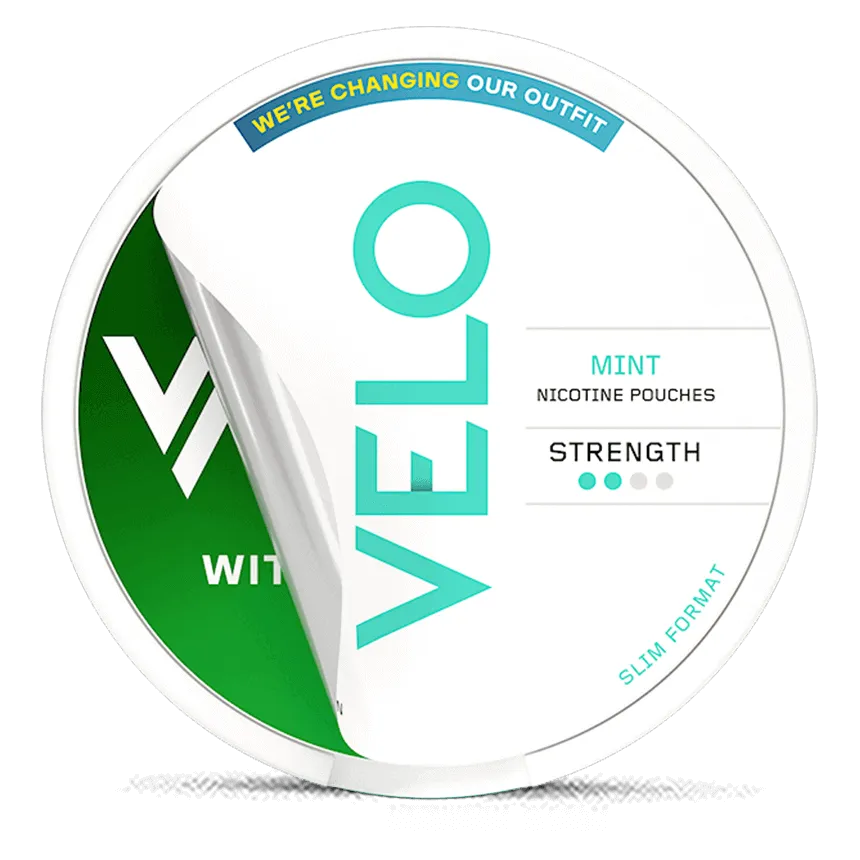 Velo Witty Spearmint (Mint) Nicotine Pouches (20pcs/ Can)