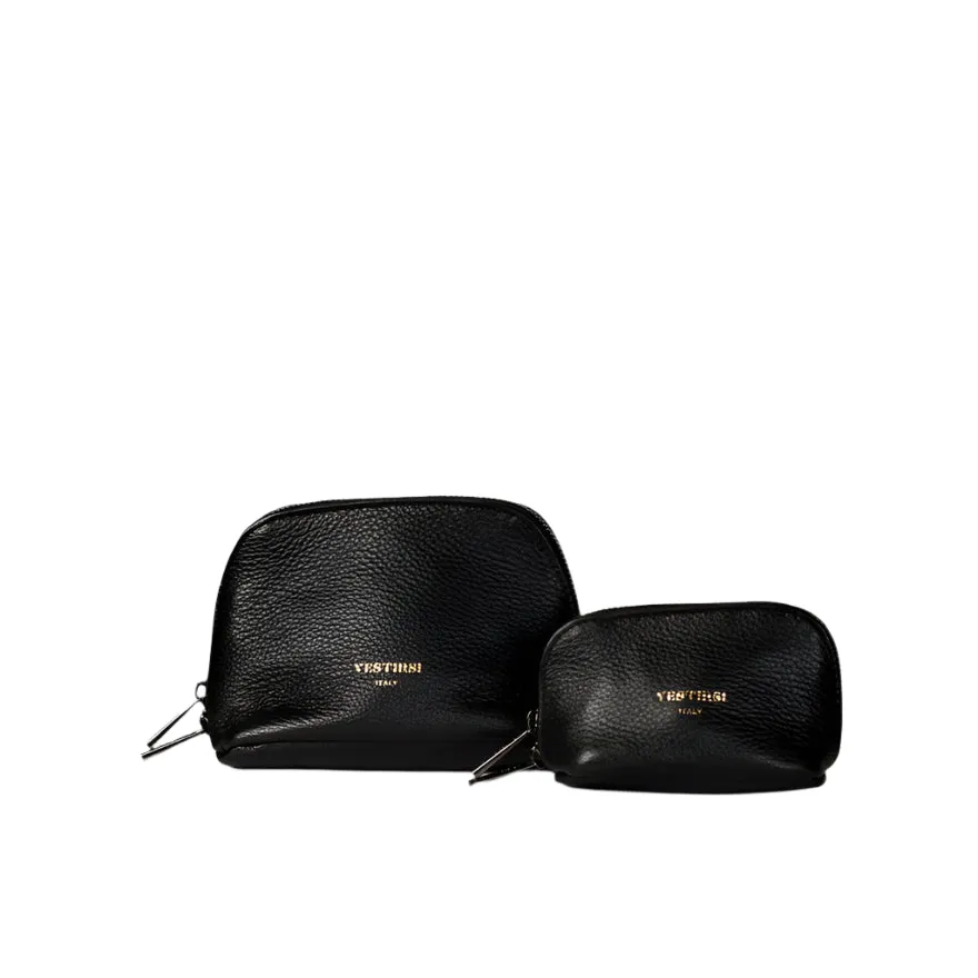 Vestirsi Cosmetic Pouch Duo Black