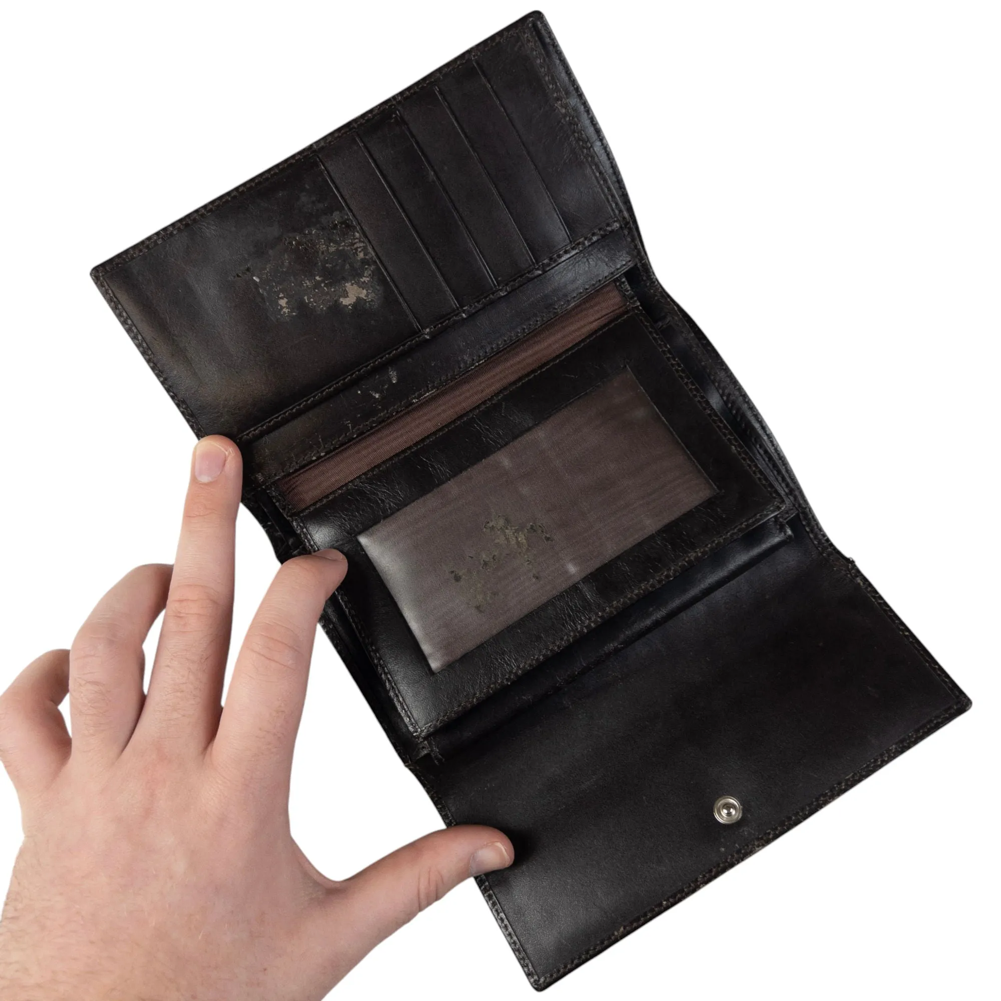 Vintage Fendi Monogram Tri-Fold Wallet