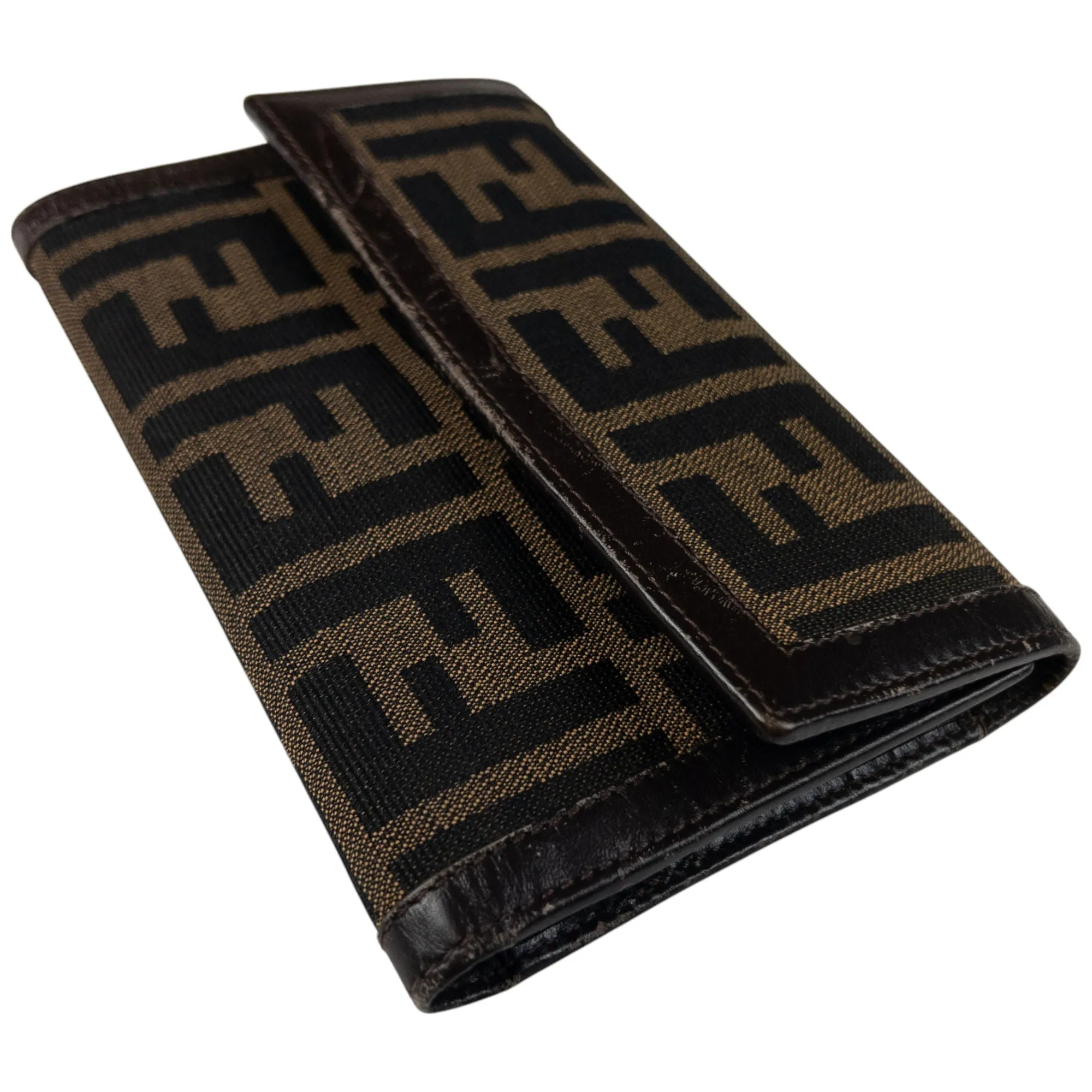 Vintage Fendi Monogram Tri-Fold Wallet