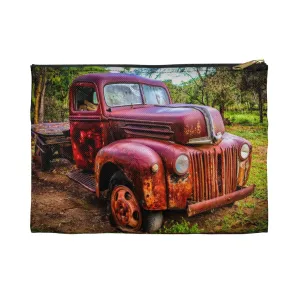 Vintage Rusty Truck Zippered Accessory Bag (FWS) Made in the USA