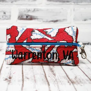Virginia Personalized Quilted Pouch