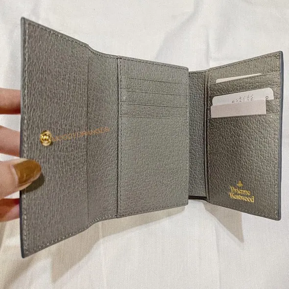 Vivienne Westwood Japan Exclusive Grey Tri-fold Wallet