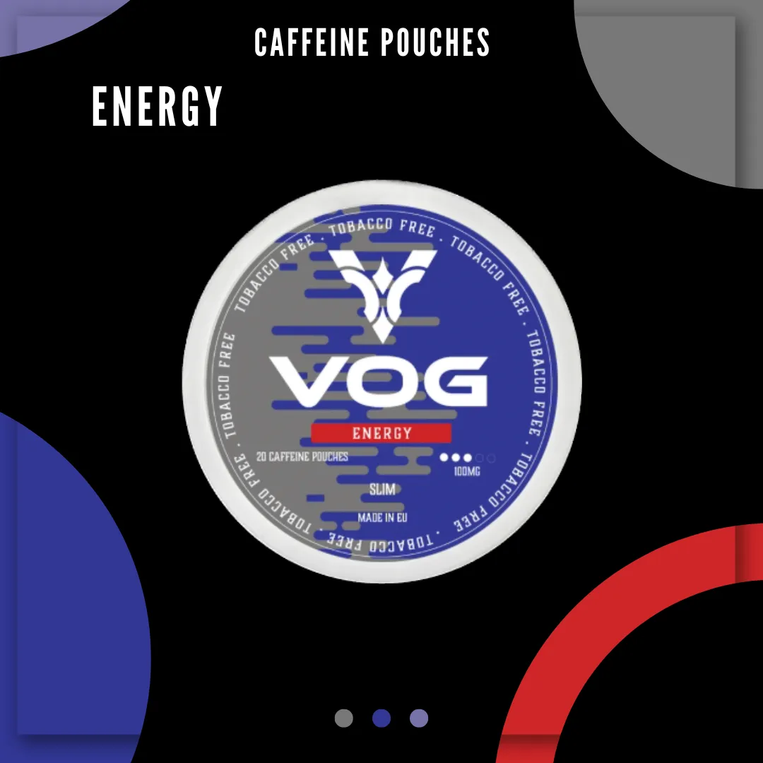 VOG Caffeine Pouches Energy (20pcs/Can)