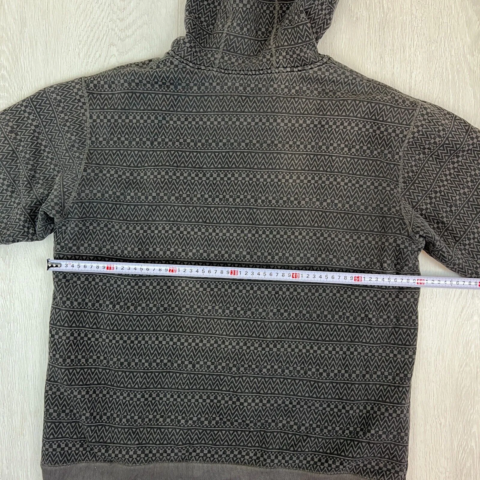 Volcom Mens Fleece Lined Aztec Print Hoodie Size 2XL