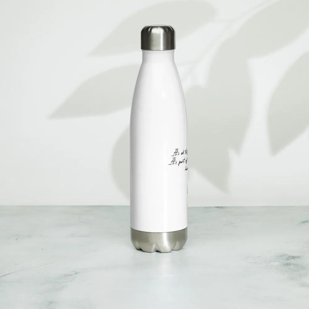 Vulnerable 2021 Black Type Lyric 1 Stainless Steel Water Bottle