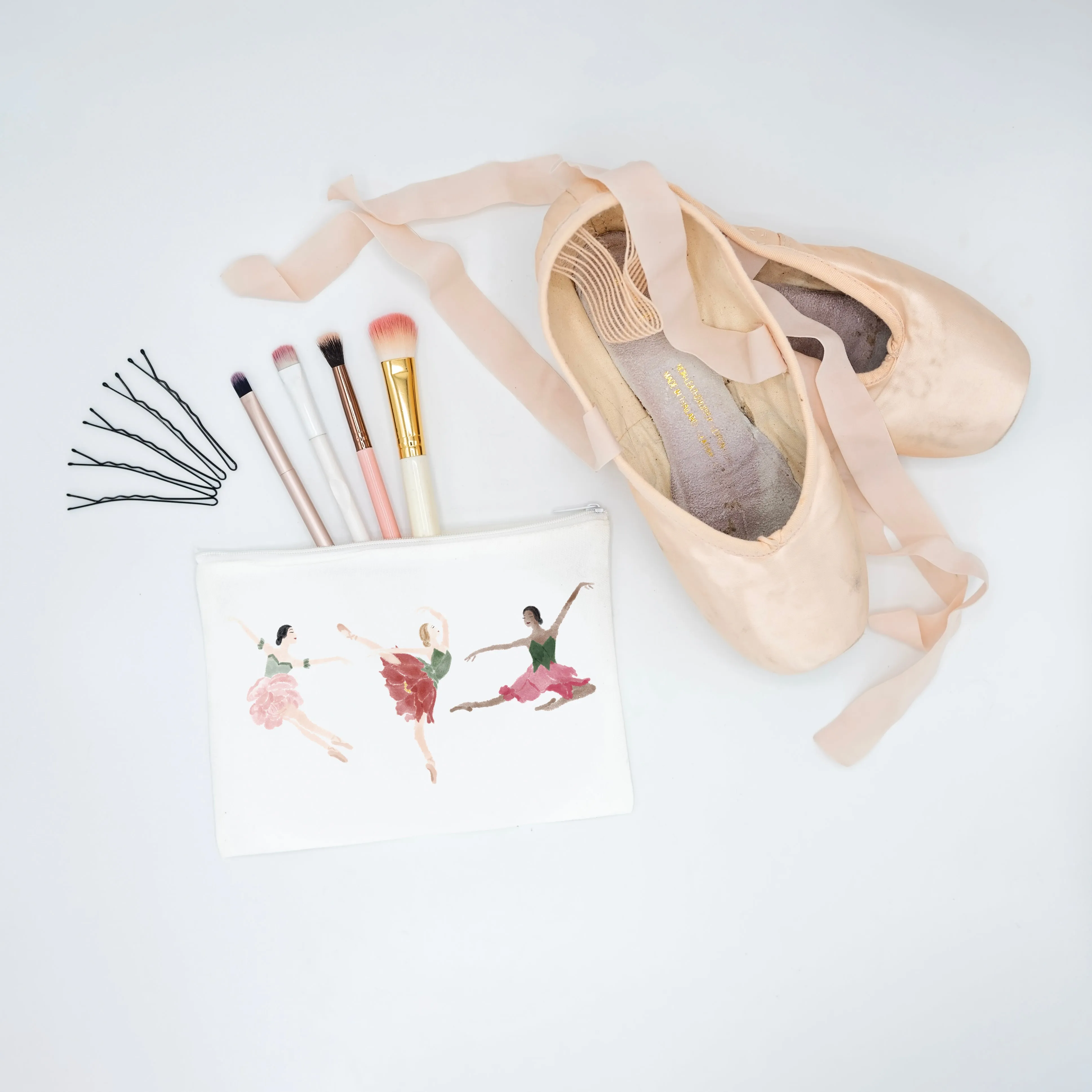 Waltz of the Flowers Pinks Zip Bag