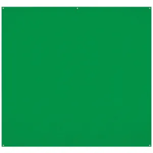 Westcott X-Drop Pro Wrinkle-Resistant Backdrop | Chroma-Key Green, 8 x 8'