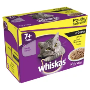 Whiskas Pouch 7  Gravy 100g x 12