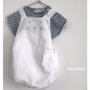 White Kitty Romper