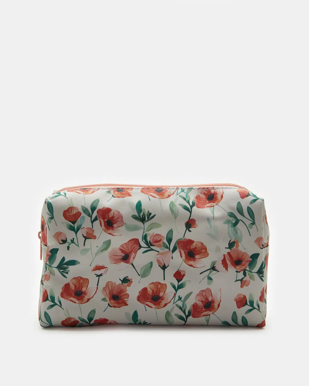 Women Pink Printed Cosmetic Pouch Set (3 Piece)