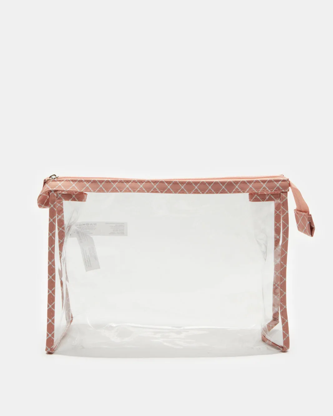 Women Pink Printed Cosmetic Pouch Set (3 Piece)