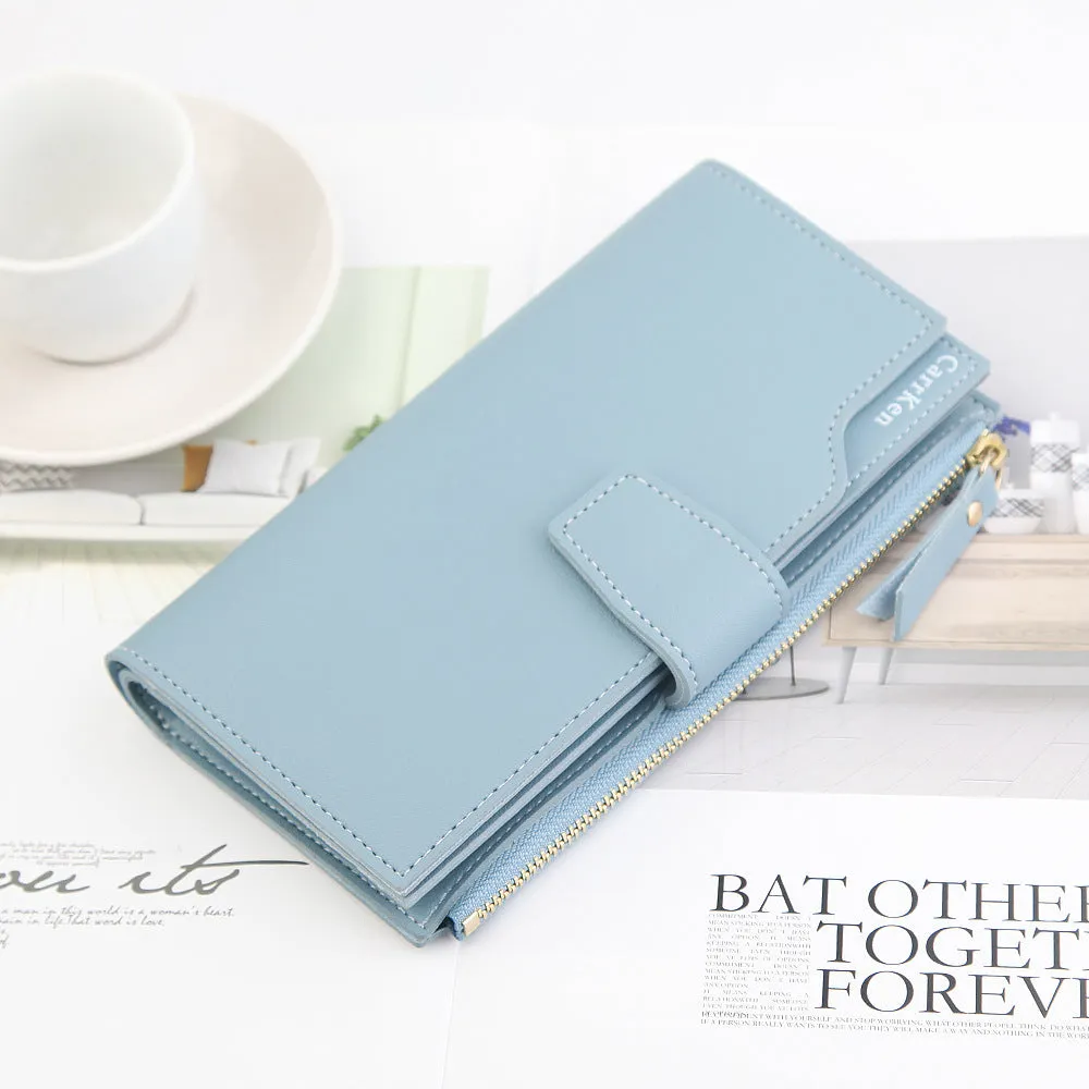 Women's Wallet Long Wallet Women Zipper Card