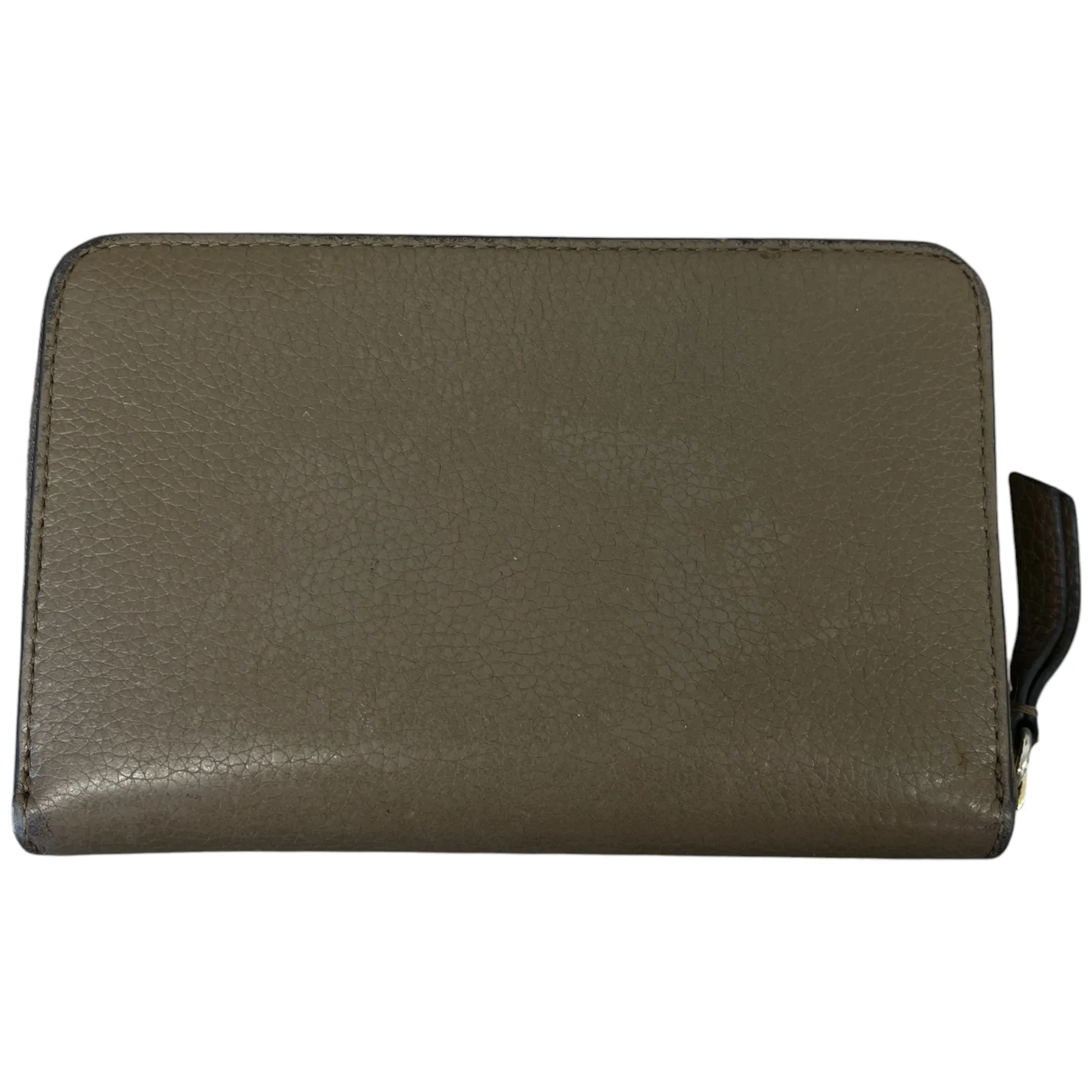 Women's Zip Around Purse Beige