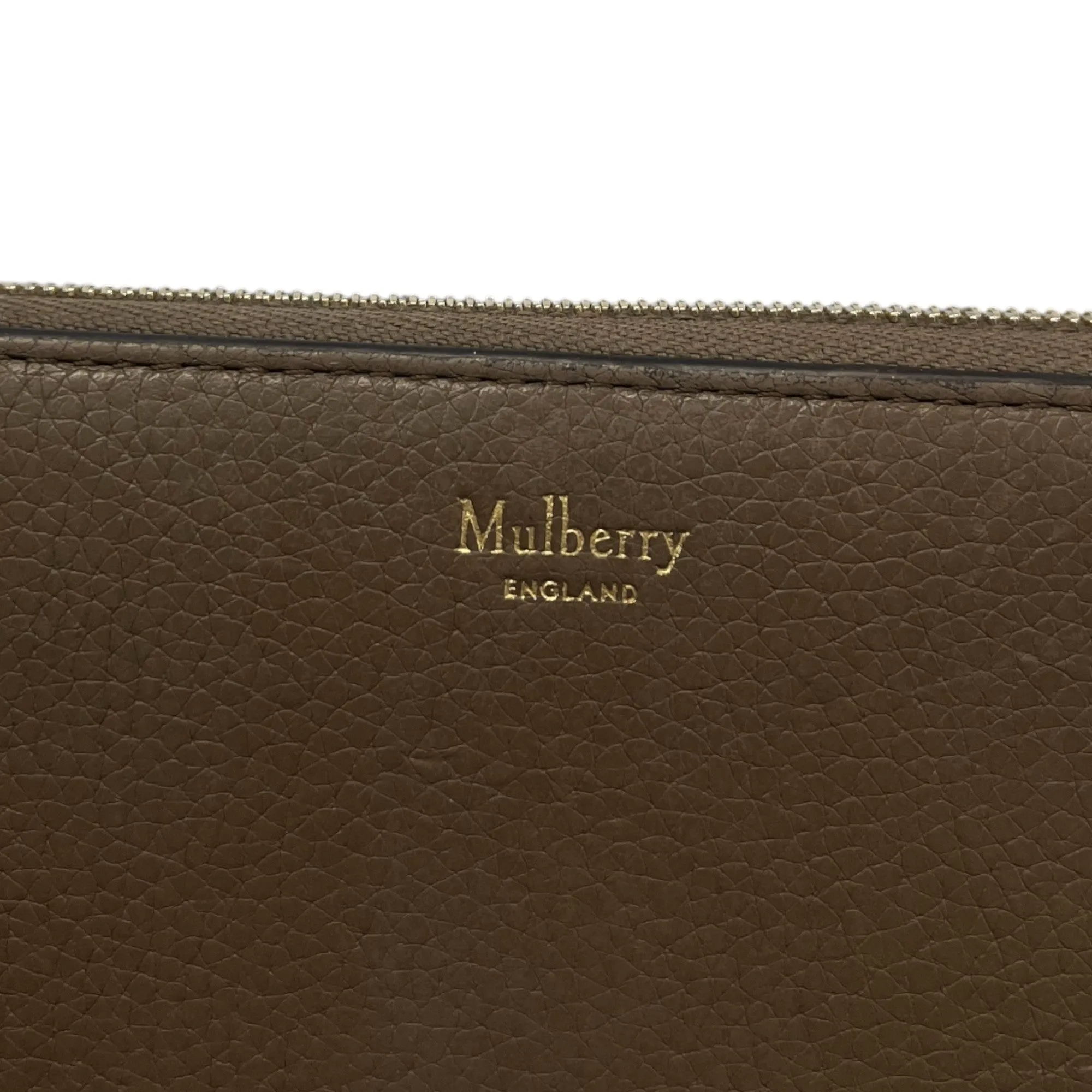 Women's Zip Around Purse Beige