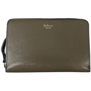 Women's Zip Around Purse Beige