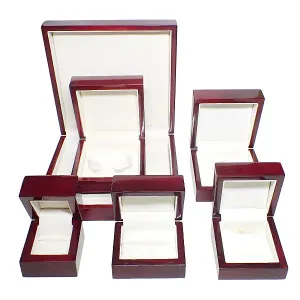 Wooden Boxes - Mahogany / Cream