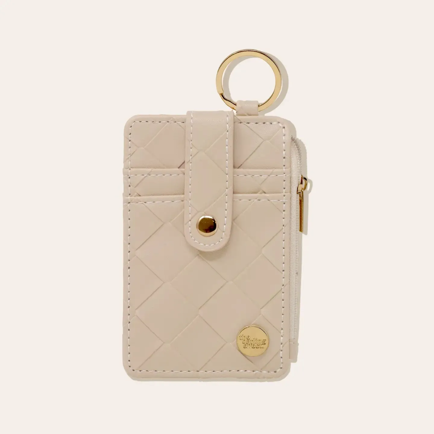 Woven keychain wallet