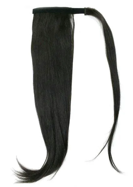 Wrap Around 100% Human Hair Ponytail in Straight 14"