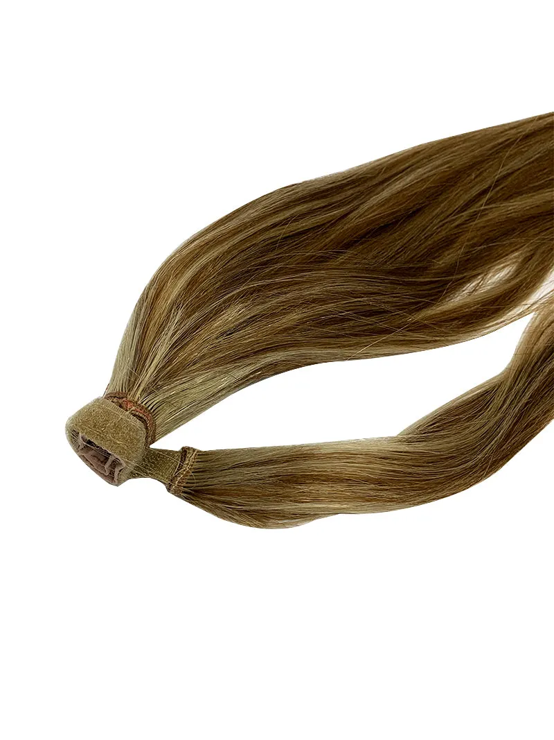 Wrap Around 100% Human Hair Ponytail in Straight 14"