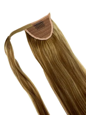 Wrap Around 100% Human Hair Ponytail in Straight 18"